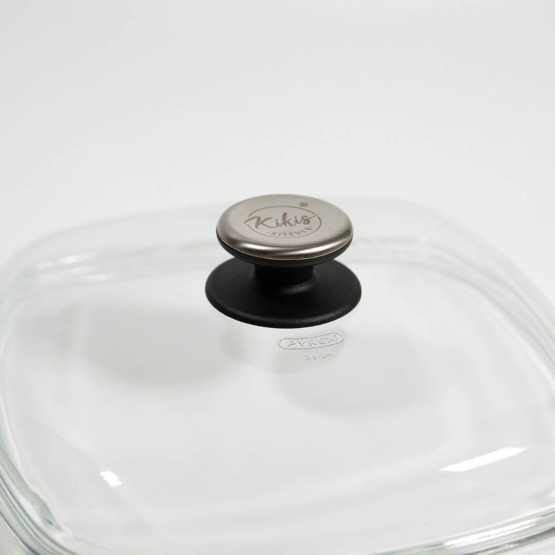 Kikis Premium Glasdeckel 28 x 28 cm -  von Kikis Kitchen - Nur €13.90! Bestelle jetzt Kikis Kitchen