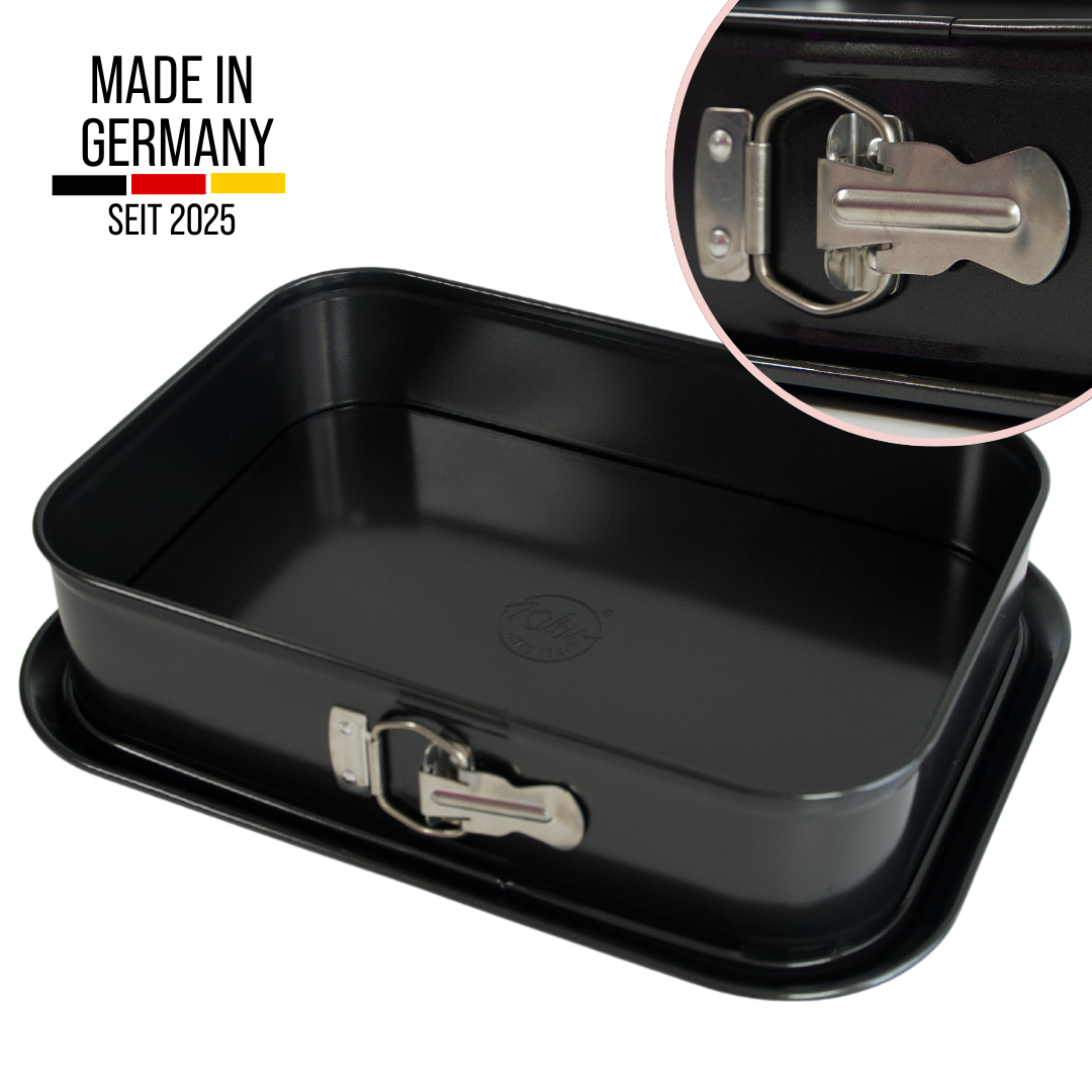 Kikis Springform eckig groß - BLACK EDITION -  von Kikis Kitchen - Nur €24.90! Bestelle jetzt Kikis Kitchen