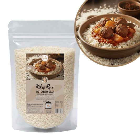 Kikis Rice -  1121 Creamy Sella Basmatireis 🍚 -  von Kikis Kitchen - Nur €3.99! Bestelle jetzt Kikis Kitchen