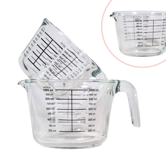 Kikis Glasschüssel mit Skala - 2er Set -  von Kikis Kitchen - Nur €22.90! Bestelle jetzt Kikis Kitchen