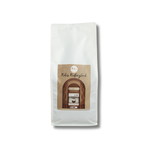 NEU: Kikis Kaffeeglück - Cafe Crema 1000g -  von Kikis Kitchen - Nur €25.90! Bestelle jetzt Kikis Kitchen