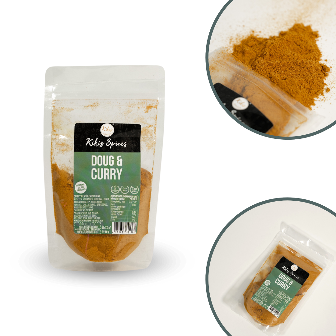 Kikis Doug & Curry - Würzmischung -  von Kikis Kitchen - Nur €3.90! Bestelle jetzt Kikis Kitchen