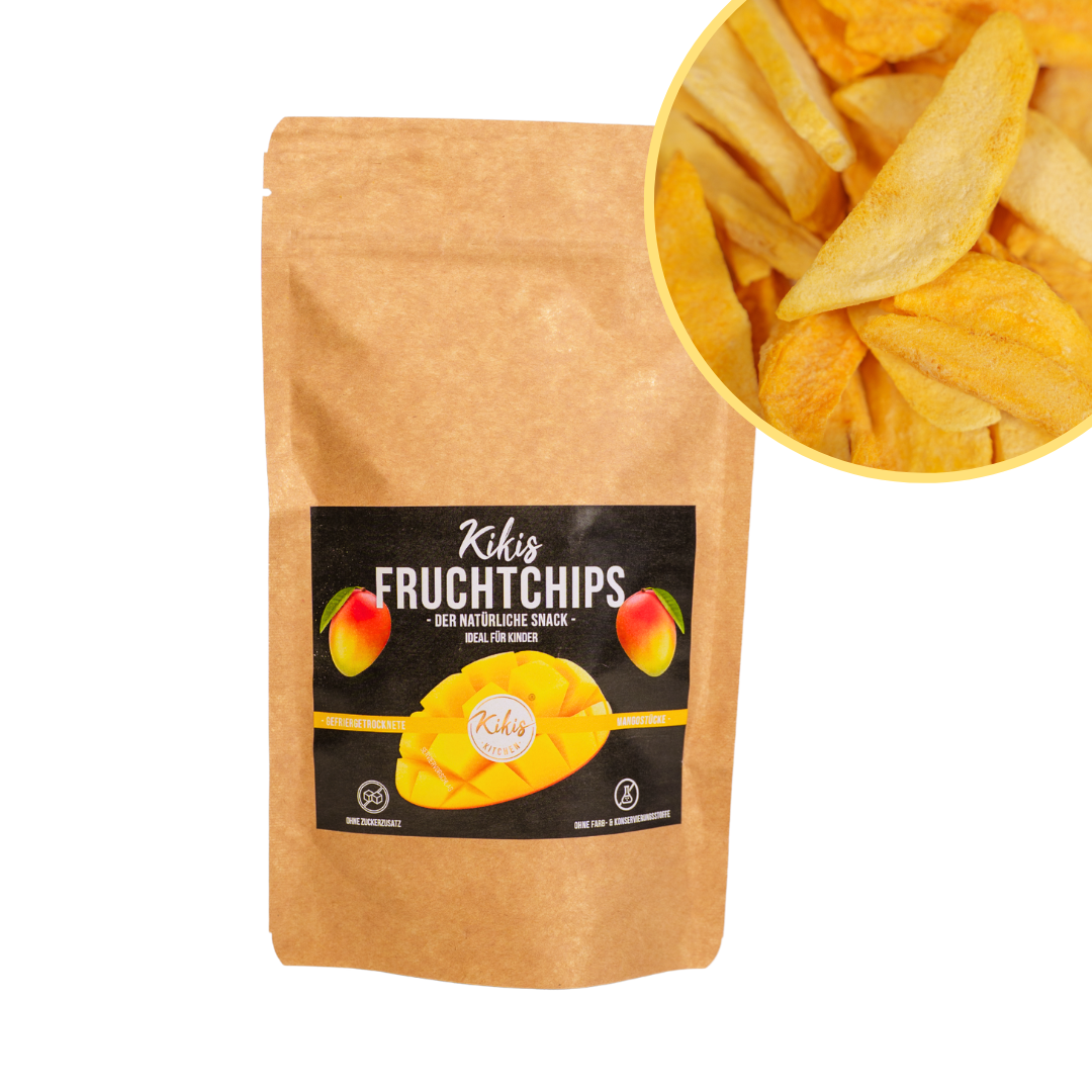 Kikis Fruchtchips - Mango -  von Kikis Kitchen - Nur €3.90! Bestelle jetzt Kikis Kitchen