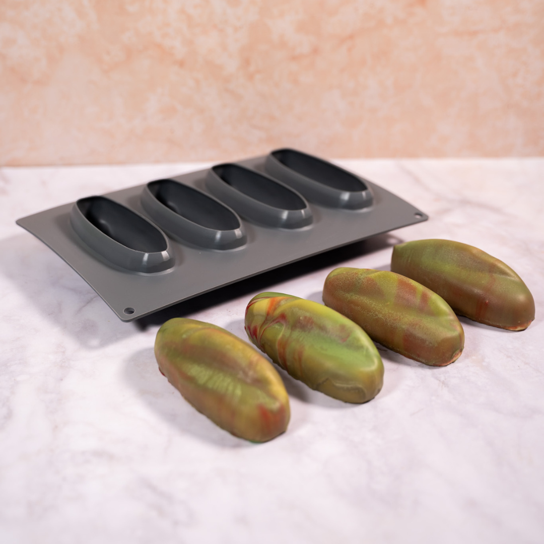 Kikis Pistazien Silikonform 4er -  von Kikis Kitchen - Nur €21.90! Bestelle jetzt Kikis Kitchen