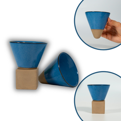 Kikis Cone Cup - Kegeltasse 200ml blau 2er Set -  von Kikis Kitchen - Nur €15.90! Bestelle jetzt Kikis Kitchen