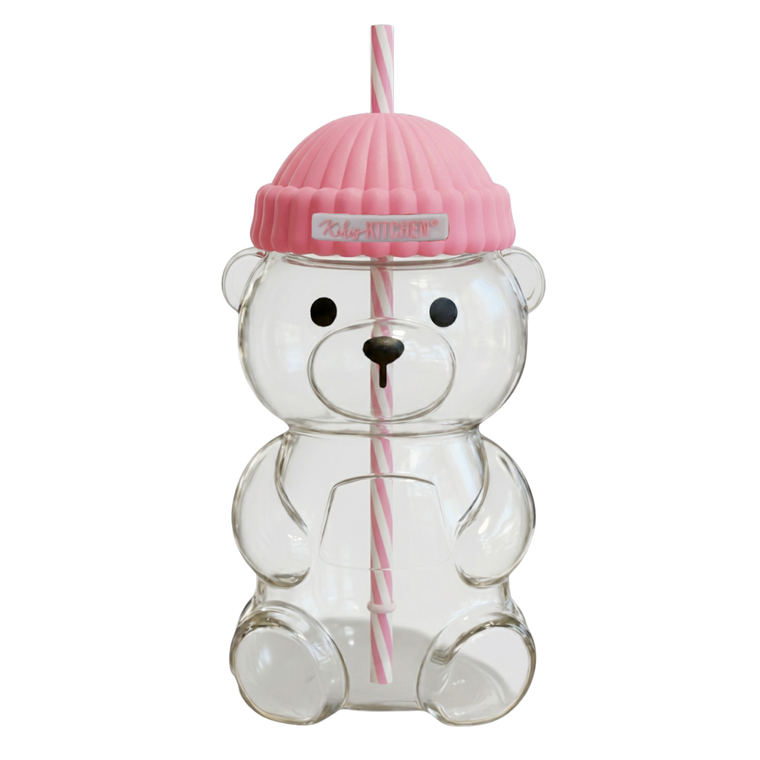 Kikis Bear Cup Glass - Rosa -  von Kikis Kitchen - Nur €14.90! Bestelle jetzt Kikis Kitchen