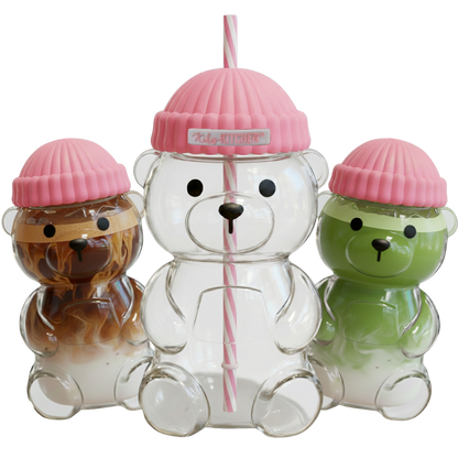 Kikis Bear Cup Glass - Rosa -  von Kikis Kitchen - Nur €14.90! Bestelle jetzt Kikis Kitchen