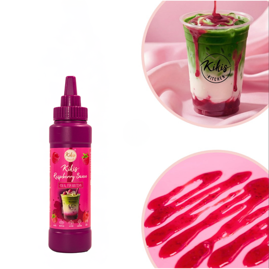 Kikis Raspberrysauce 350ml - Ideal für Matcha und Desserts -  von Kikis Kitchen - Nur €4.90! Bestelle jetzt Kikis Kitchen