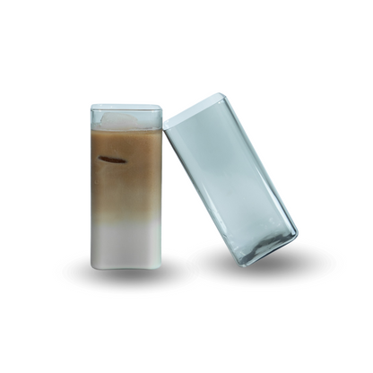 Kikis Eckige Gläser - 2er SQUARE (Grau) (Limited Editon) -  von Kikis Kitchen - Nur €13.90! Bestelle jetzt Kikis Kitchen