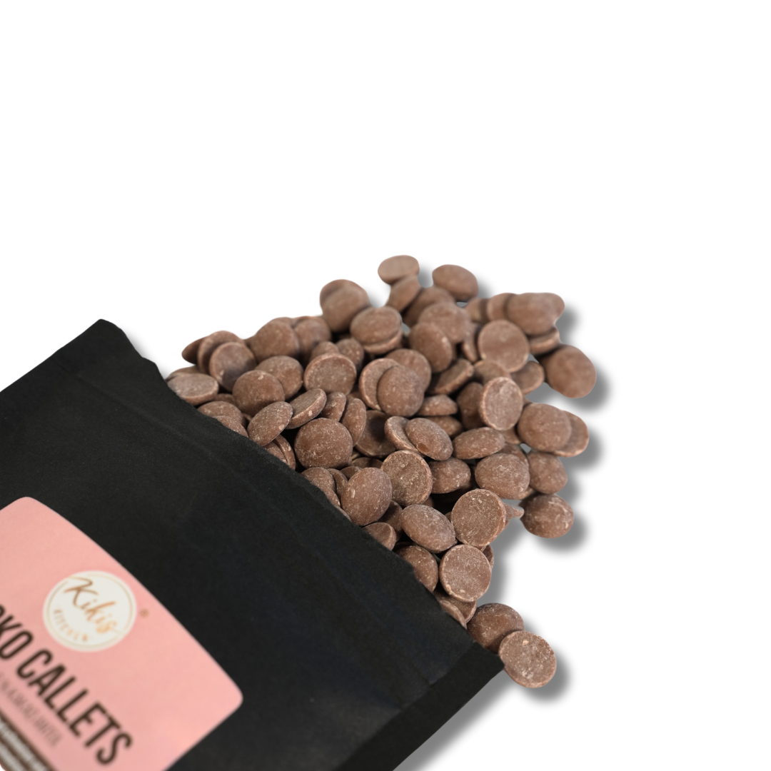 Neu: Kikis Schoko Callets - Callebaut -  von Kikis Kitchen - Nur €5.90! Bestelle jetzt Kikis Kitchen