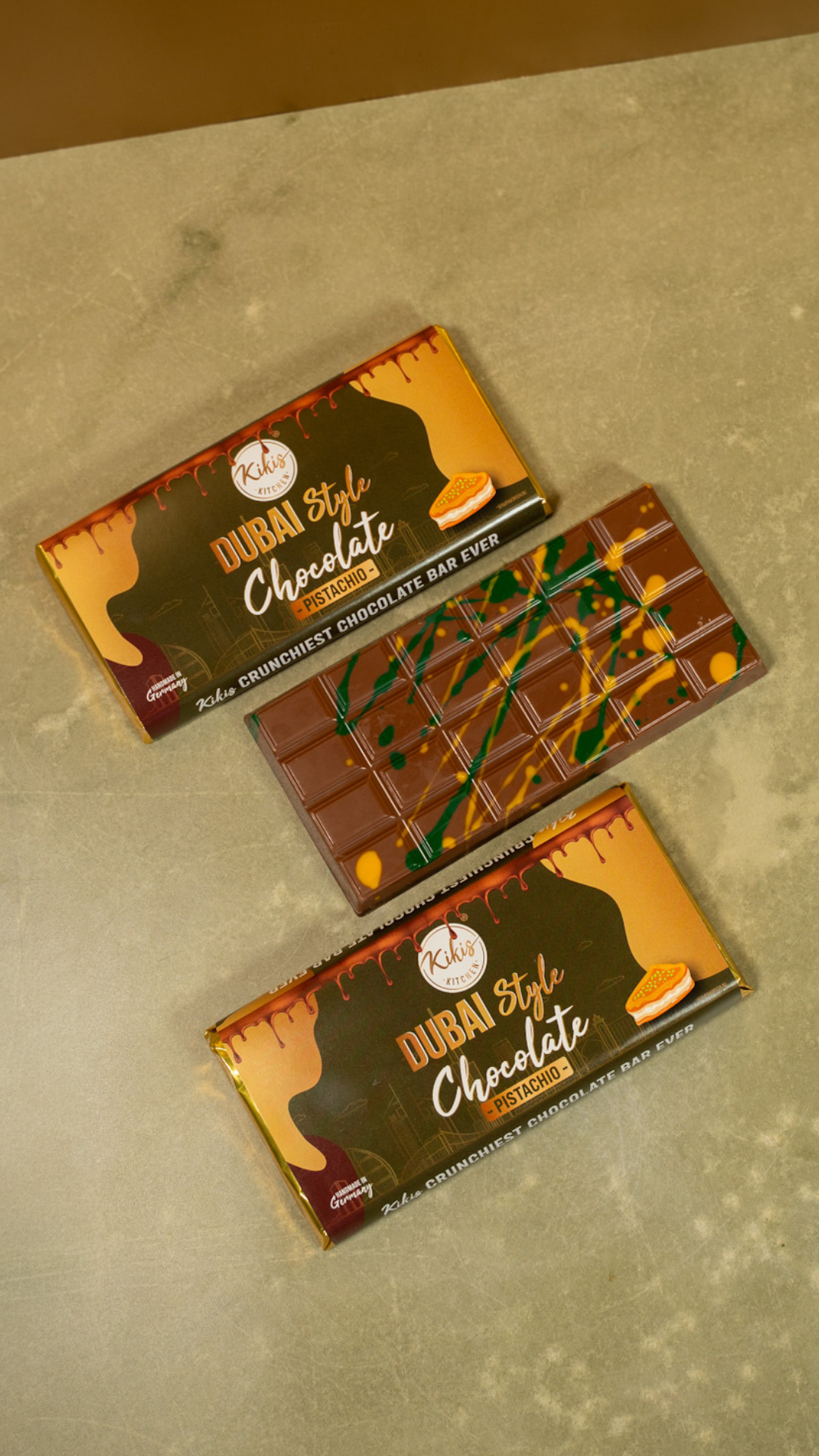 Kikis Dubai Style Chocolate - PISTACHIO 🍫 -  von Kikis Kitchen - Nur €12.90! Bestelle jetzt Kikis Kitchen