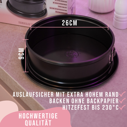 Kikis Springform 26cm - BLACK EDITION -  von Kikis Kitchen - Nur €24.90! Bestelle jetzt Kikis Kitchen