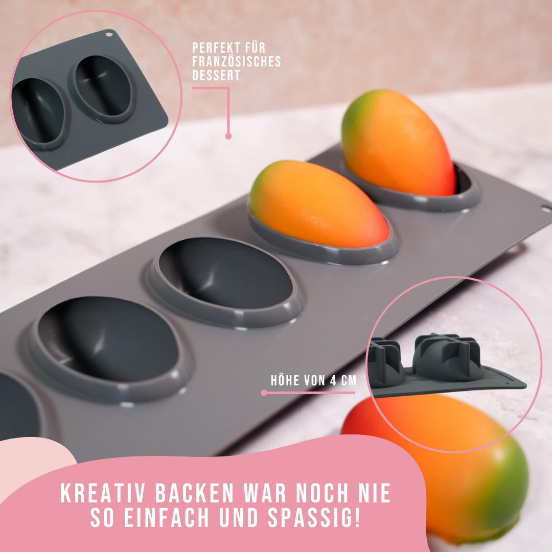 Kikis Mango Silikonform 5er -  von Kikis Kitchen - Nur €21.90! Bestelle jetzt Kikis Kitchen