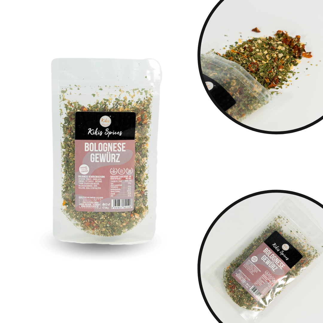 Kikis Bolognese - Gewürzmischung -  von Kikis Kitchen - Nur €3.90! Bestelle jetzt Kikis Kitchen