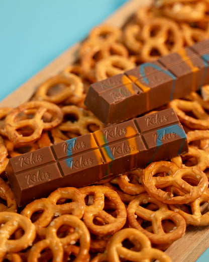 Kikis Dubai Style Bar Chocolate - Caramel Pretzel 🥨 -  von Kikis Kitchen - Nur €2.99! Bestelle jetzt Kikis Kitchen