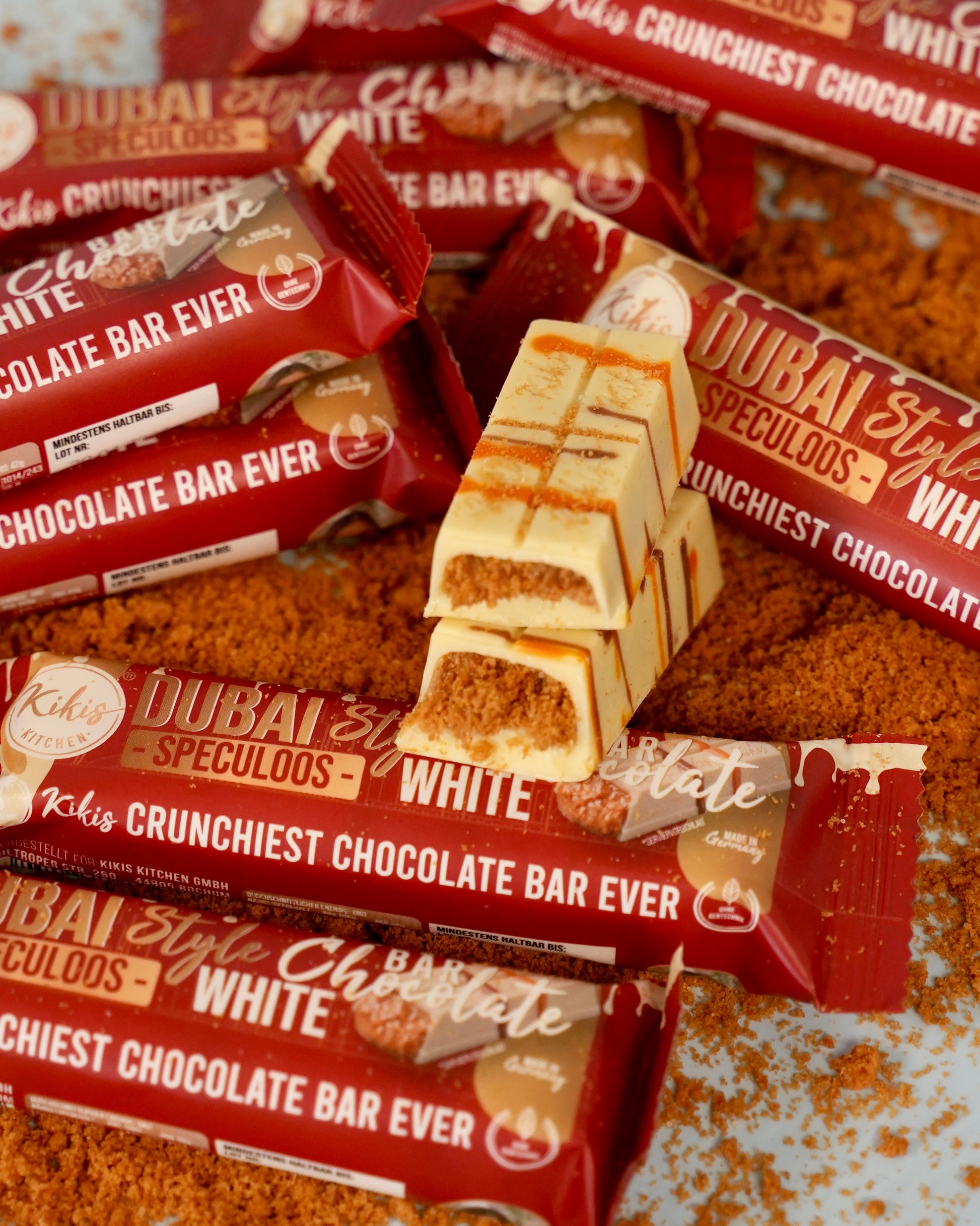 Kikis Dubai Style Bar White Chocolate - Speculoos 🍫 -  von Kikis Kitchen - Nur €2.99! Bestelle jetzt Kikis Kitchen