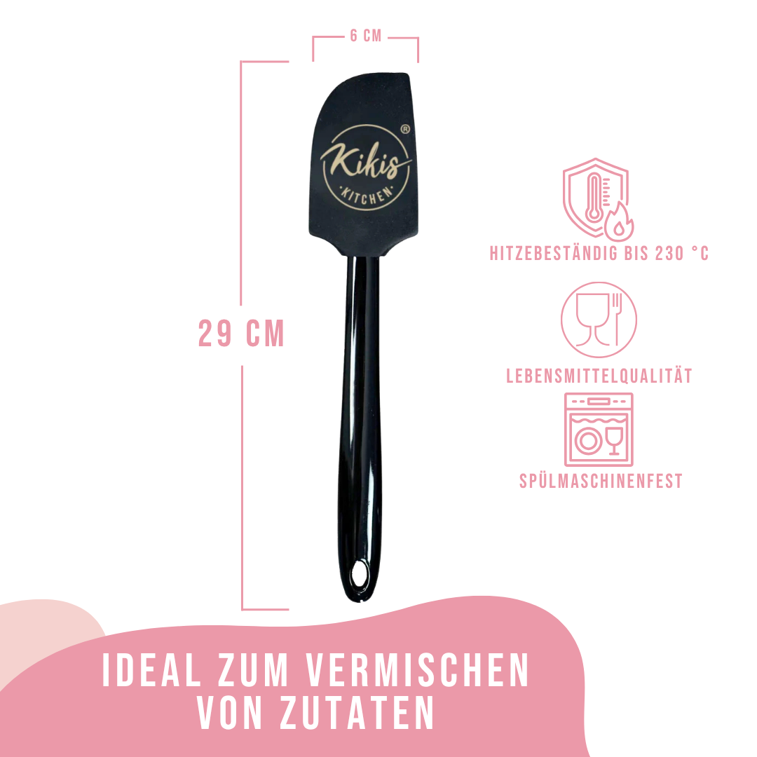 Kikis Teigschaber - schwarz -  von Kikis Kitchen - Nur €6.90! Bestelle jetzt Kikis Kitchen