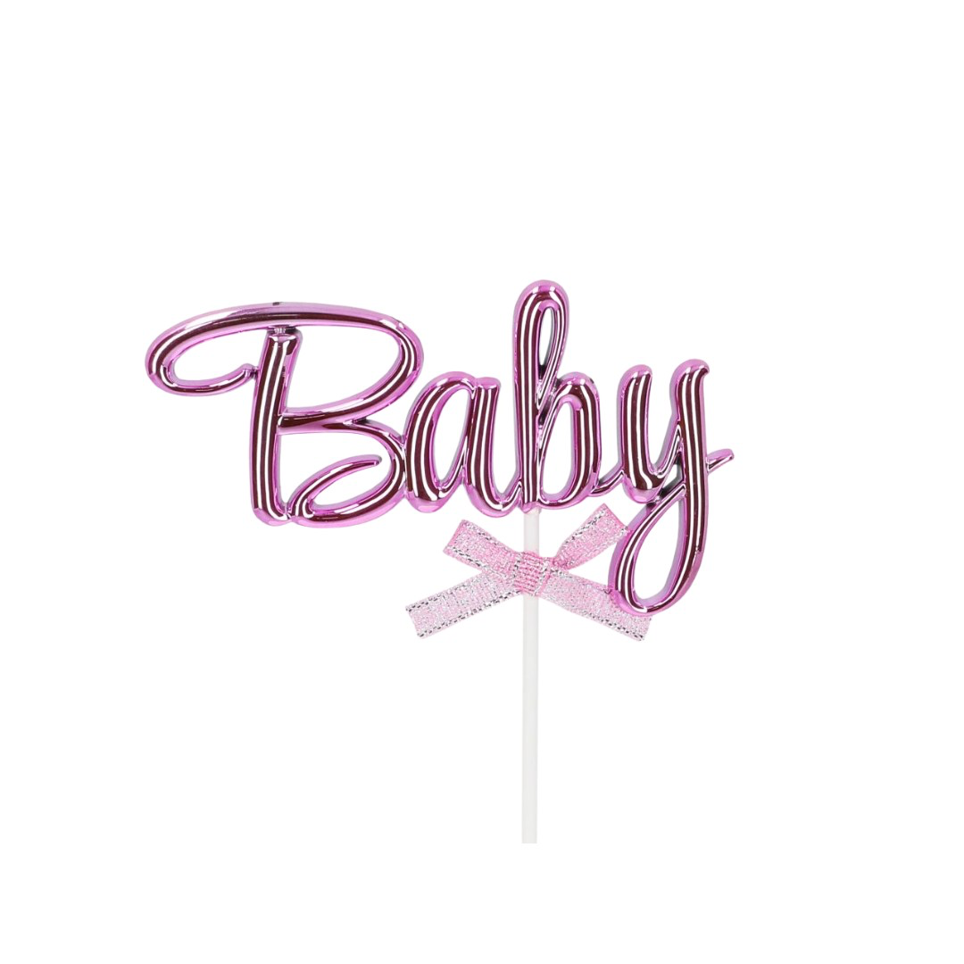 Kikis Cake Topper - 3D - Baby Pink -  von Kikis Kitchen - Nur €6.90! Bestelle jetzt Kikis Kitchen