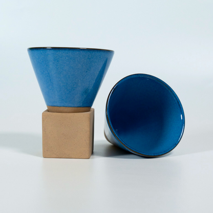 Kikis Cone Cup - Kegeltasse 200ml blau 2er Set -  von Kikis Kitchen - Nur €15.90! Bestelle jetzt Kikis Kitchen