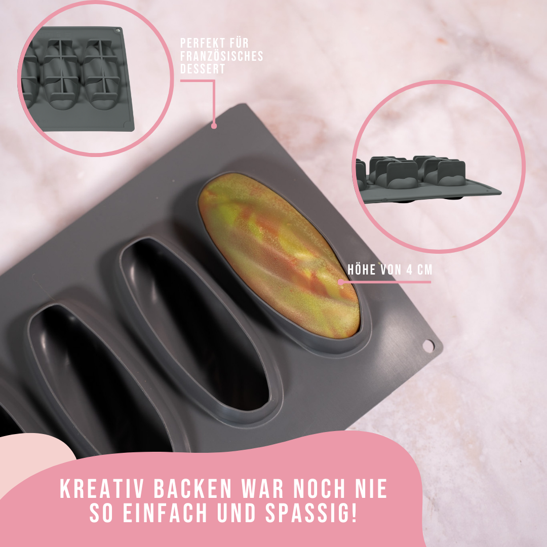 Kikis Pistazien Silikonform 4er -  von Kikis Kitchen - Nur €21.90! Bestelle jetzt Kikis Kitchen