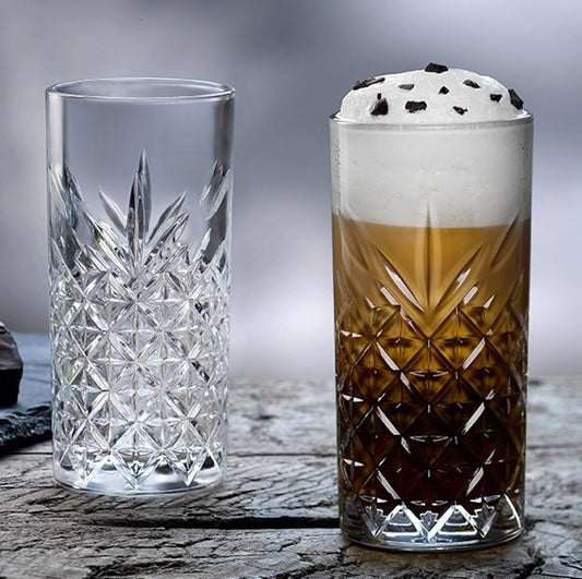 Trinkglas Timeless Kristall-Design 295ml lang -  von Tanay - Nur €2.99! Bestelle jetzt Kikis Kitchen