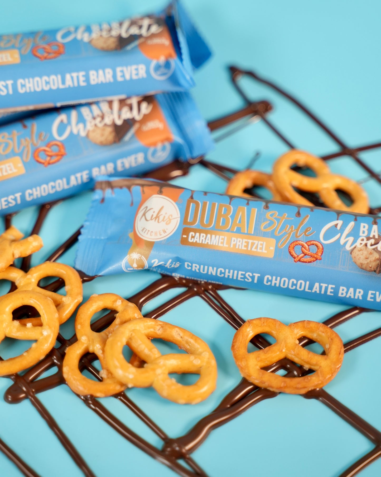 Kikis Dubai Style Bar Chocolate - Caramel Pretzel 🥨 -  von Kikis Kitchen - Nur €2.99! Bestelle jetzt Kikis Kitchen