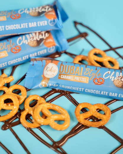 Kikis Dubai Style Bar Chocolate - Caramel Pretzel 🥨 -  von Kikis Kitchen - Nur €2.99! Bestelle jetzt Kikis Kitchen
