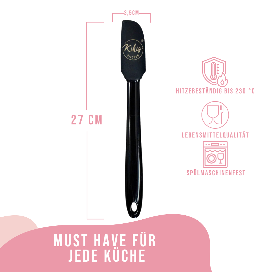 Kikis Teigschaber - schwarz klein -  von Kikis Kitchen - Nur €3.90! Bestelle jetzt Kikis Kitchen