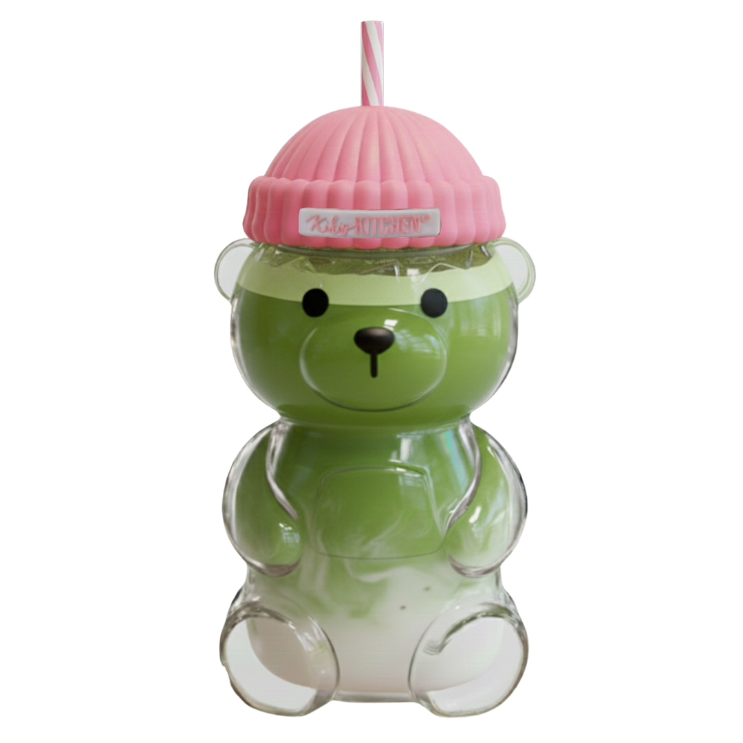 Kikis Bear Cup Glass - Rosa -  von Kikis Kitchen - Nur €14.90! Bestelle jetzt Kikis Kitchen