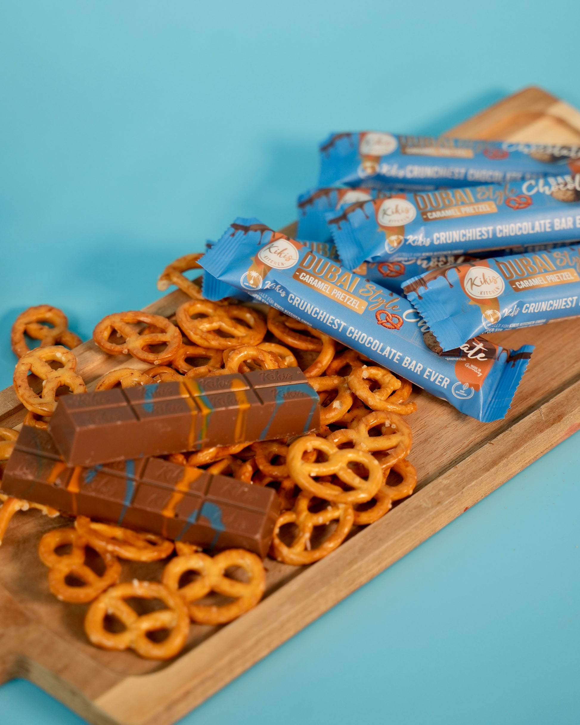 Kikis Dubai Style Bar Chocolate - Caramel Pretzel 🥨 -  von Kikis Kitchen - Nur €2.99! Bestelle jetzt Kikis Kitchen