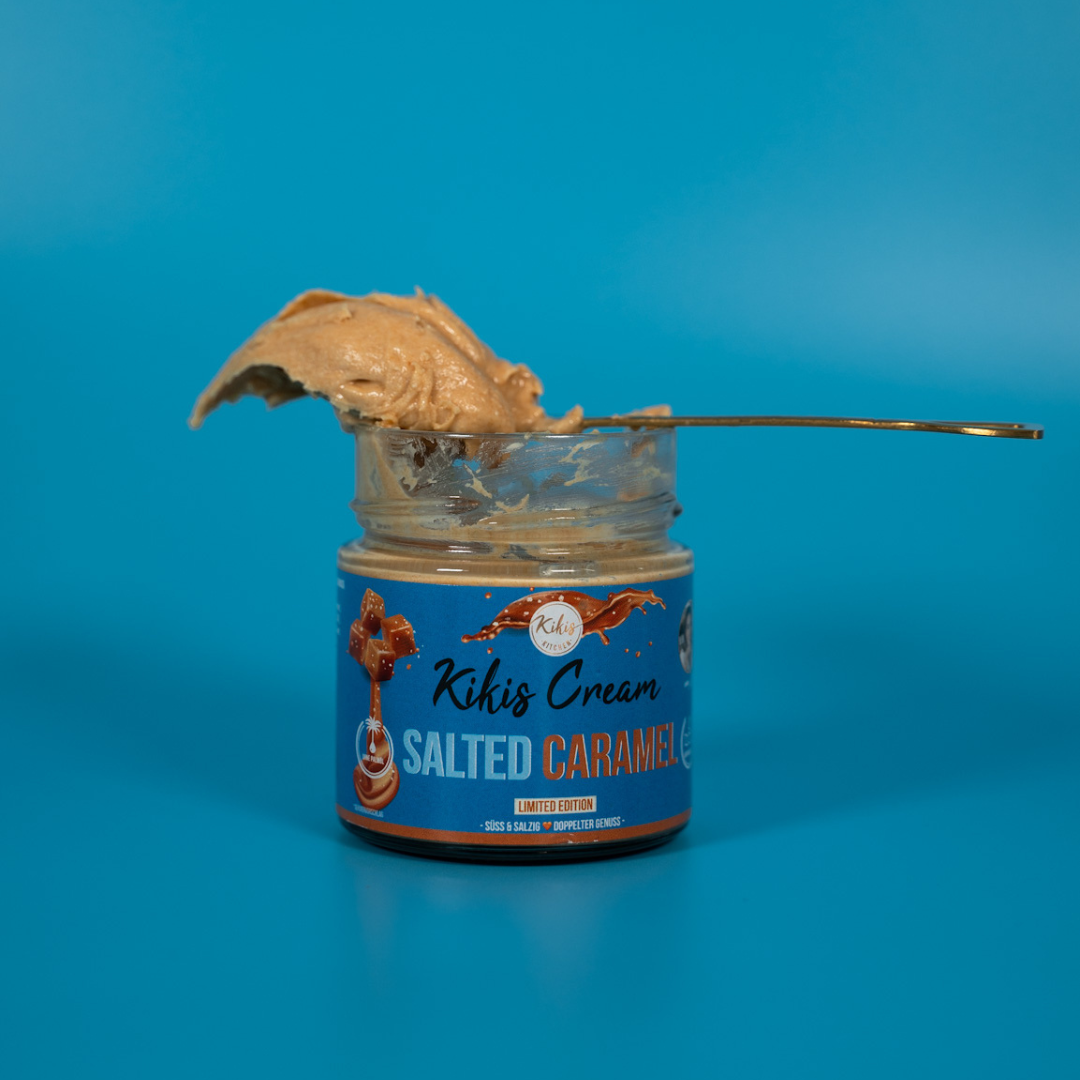 NEU: Kikis Cream SALTED CARAMEL MHD 17.04.25 -  von Kikis Kitchen - Nur €2.99! Bestelle jetzt Kikis Kitchen
