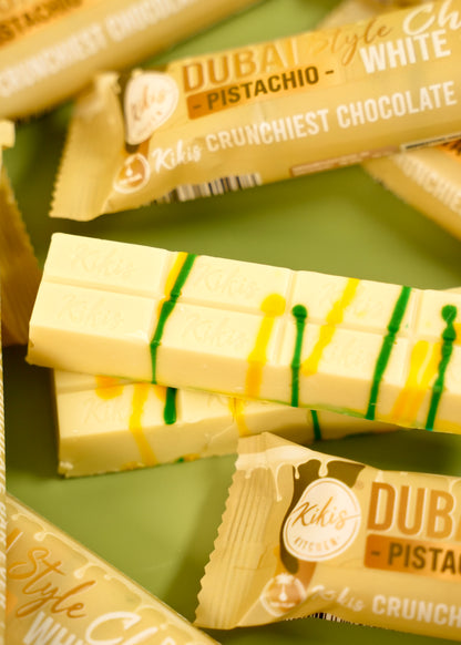 Kikis Dubai Style Bar Chocolate - White Pistachio 🍫 -  von Kikis Kitchen - Nur €2.99! Bestelle jetzt Kikis Kitchen