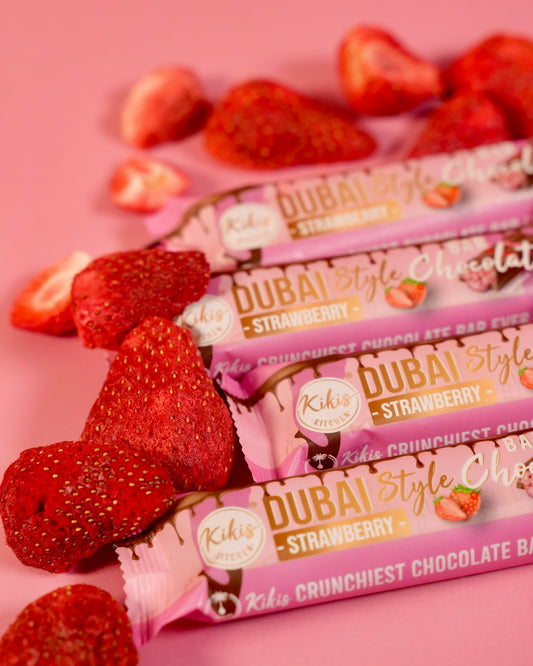 Kikis Dubai Style Bar Chocolate - Strawberry 🍫 -  von Kikis Kitchen - Nur €2.99! Bestelle jetzt Kikis Kitchen