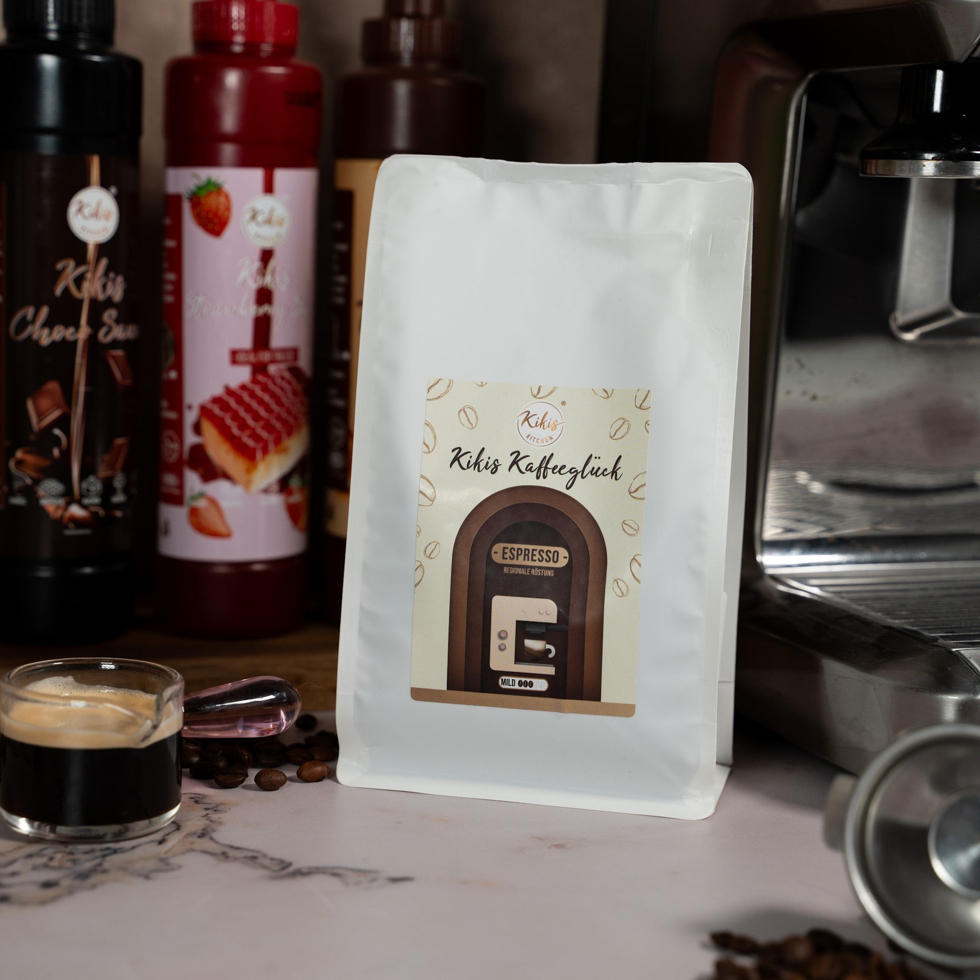 Kikis Kaffeeglück - Espressobohnen 250g -  von Kikis Kitchen - Nur €9.90! Bestelle jetzt Kikis Kitchen