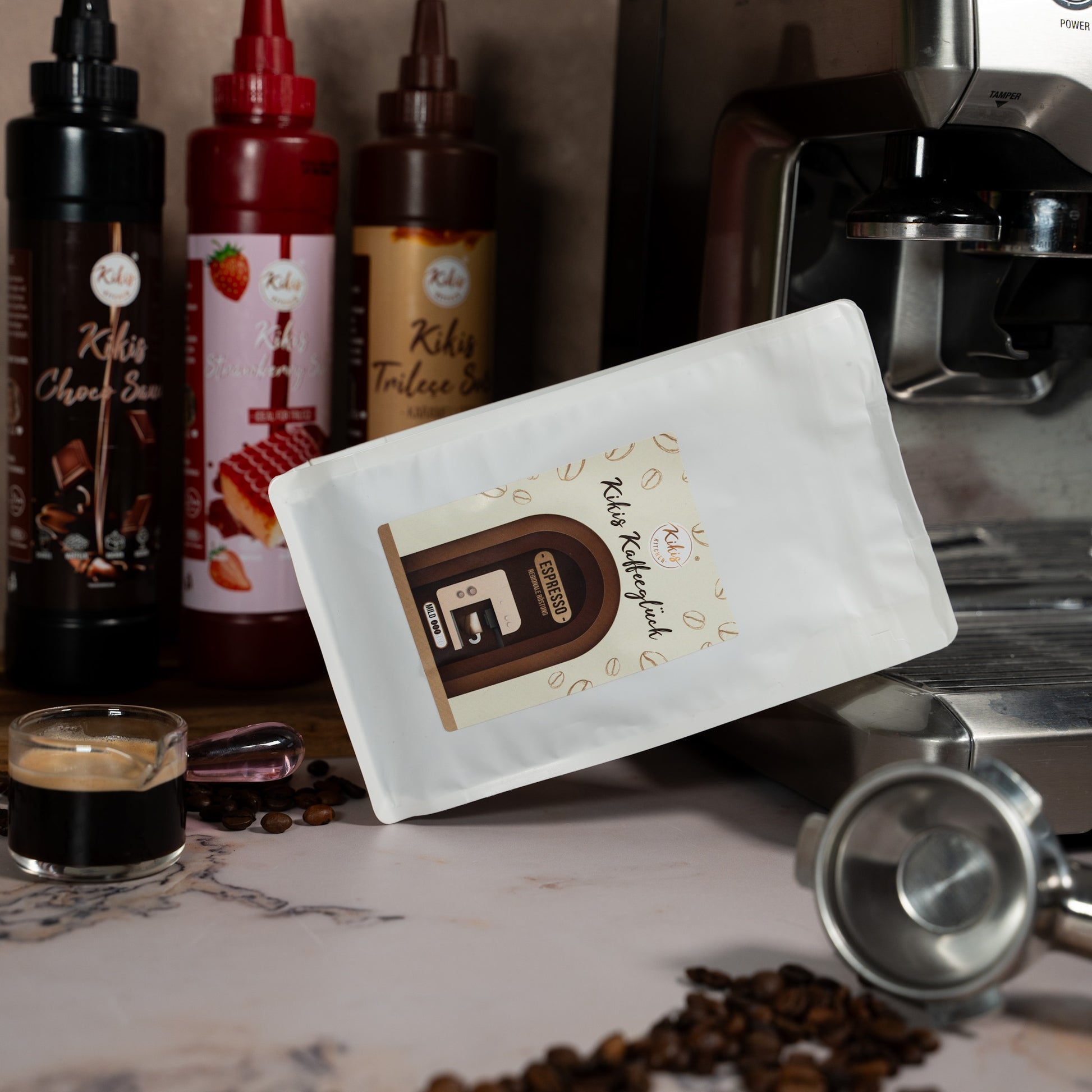 Kikis Kaffeeglück - Espressobohnen 250g -  von Kikis Kitchen - Nur €9.90! Bestelle jetzt Kikis Kitchen