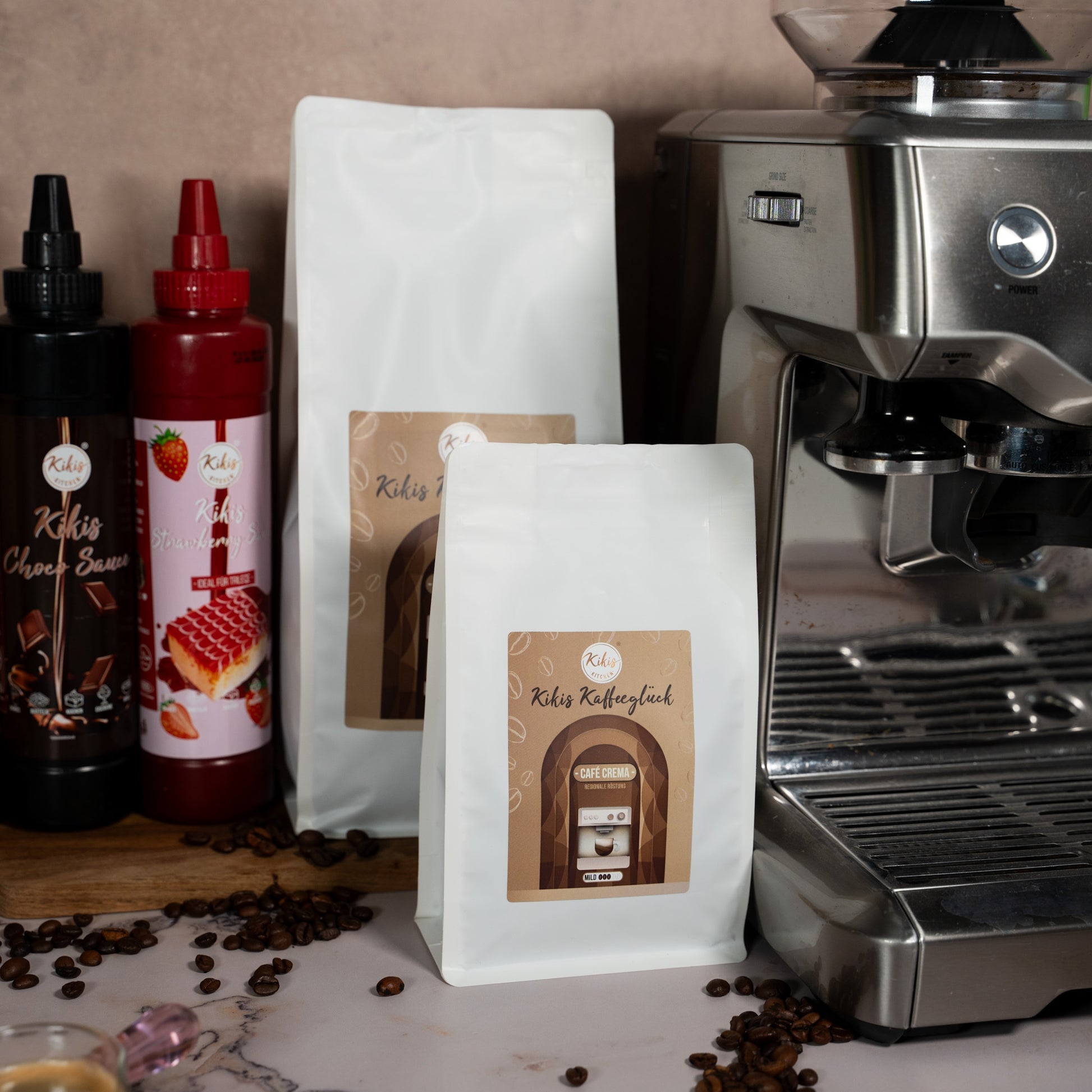 NEU: Kikis Kaffeeglück - Cafe Crema 1000g -  von Kikis Kitchen - Nur €25.90! Bestelle jetzt Kikis Kitchen