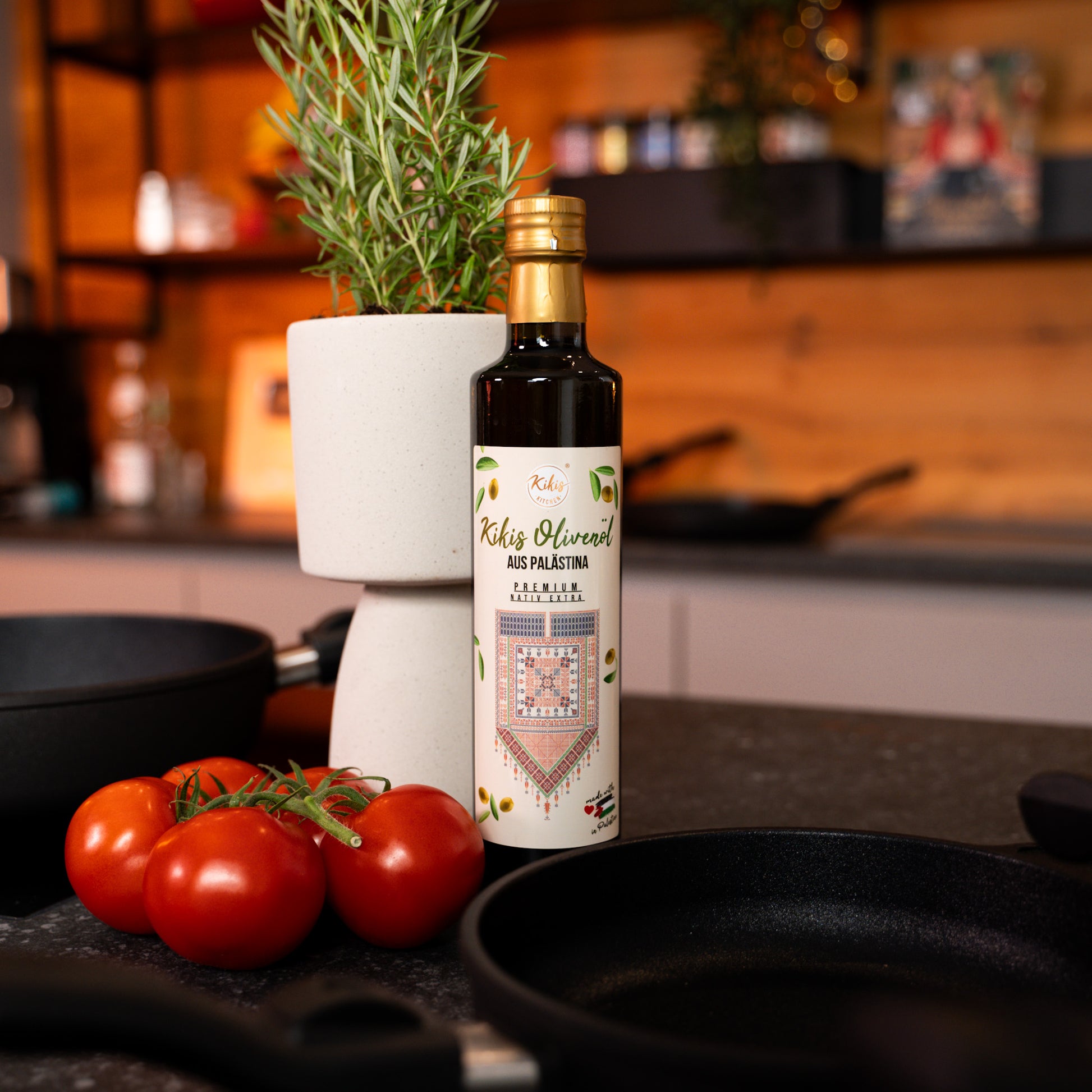 Kikis Olivenöl NATIV EXTRA aus Palästina 500ml -  von Kikis Kitchen - Nur €19.90! Bestelle jetzt Kikis Kitchen