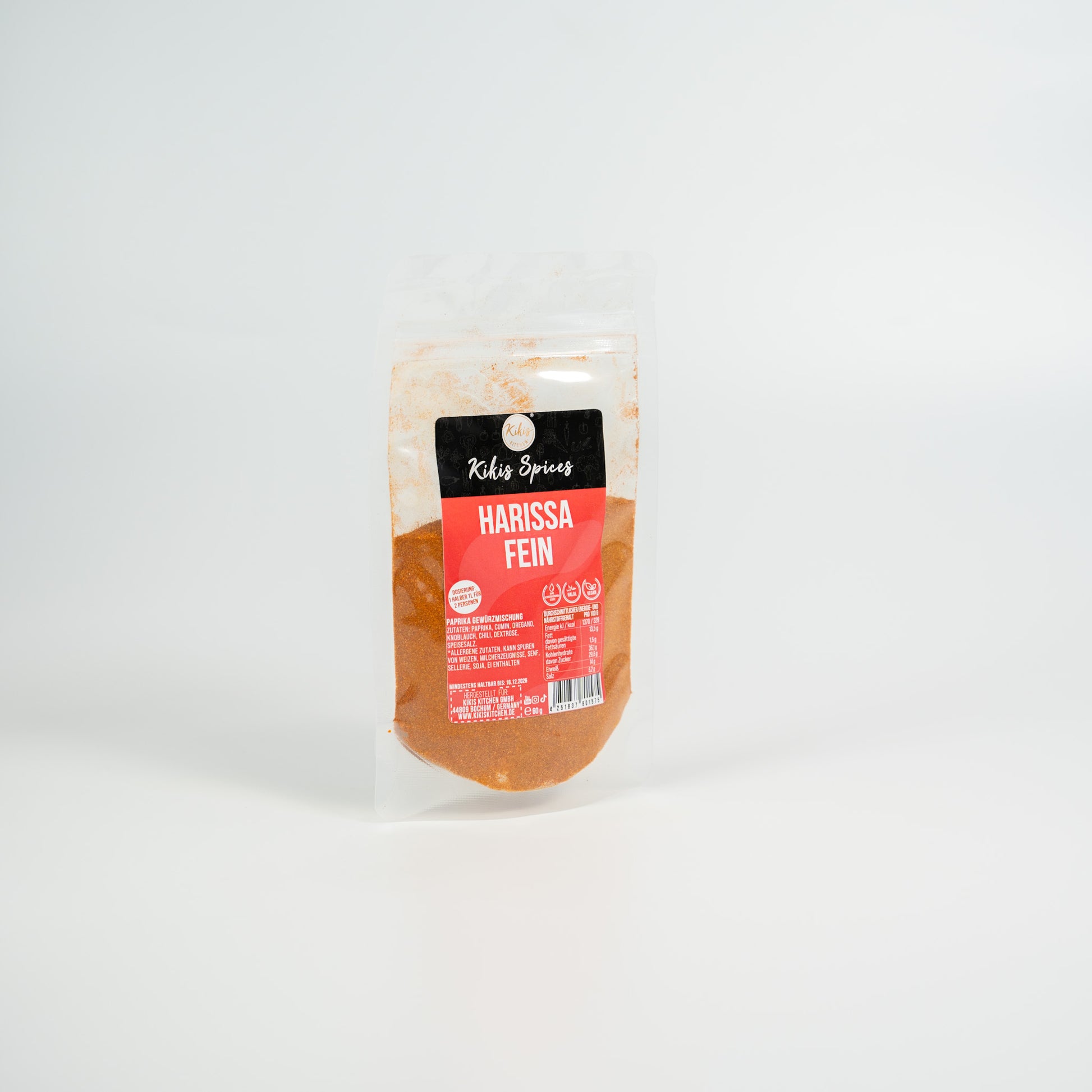 Kikis Harissa fein - scharfe Würzmischung -  von Kikis Kitchen - Nur €3.90! Bestelle jetzt Kikis Kitchen