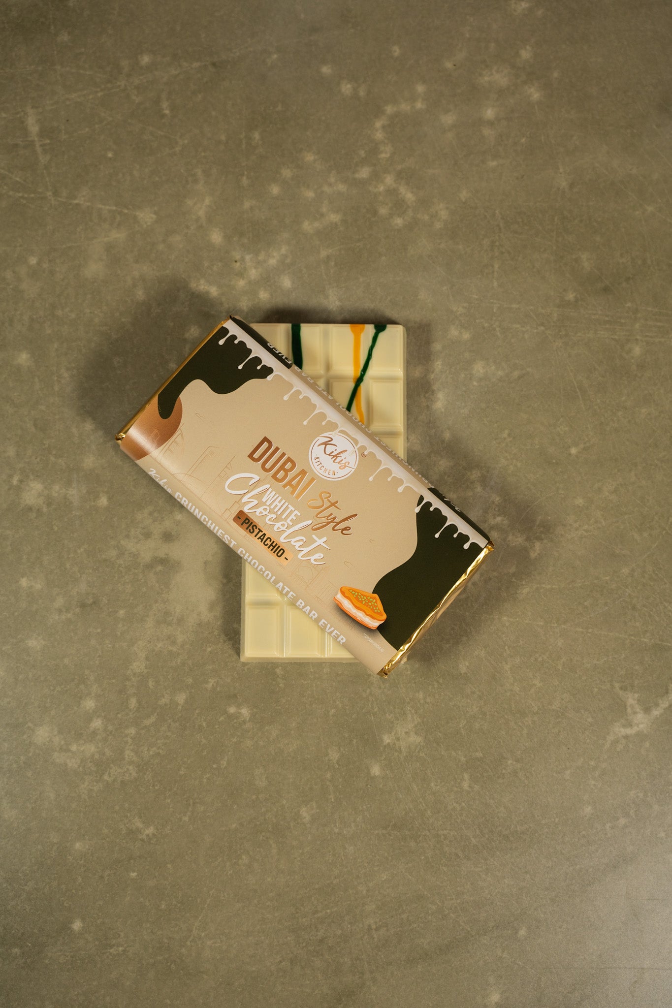 Kikis Dubai White Chocolate - PISTACHIO (Dubai Schokolade) 🍫 -  von Kikis Kitchen - Nur €12.90! Bestelle jetzt Kikis Kitchen