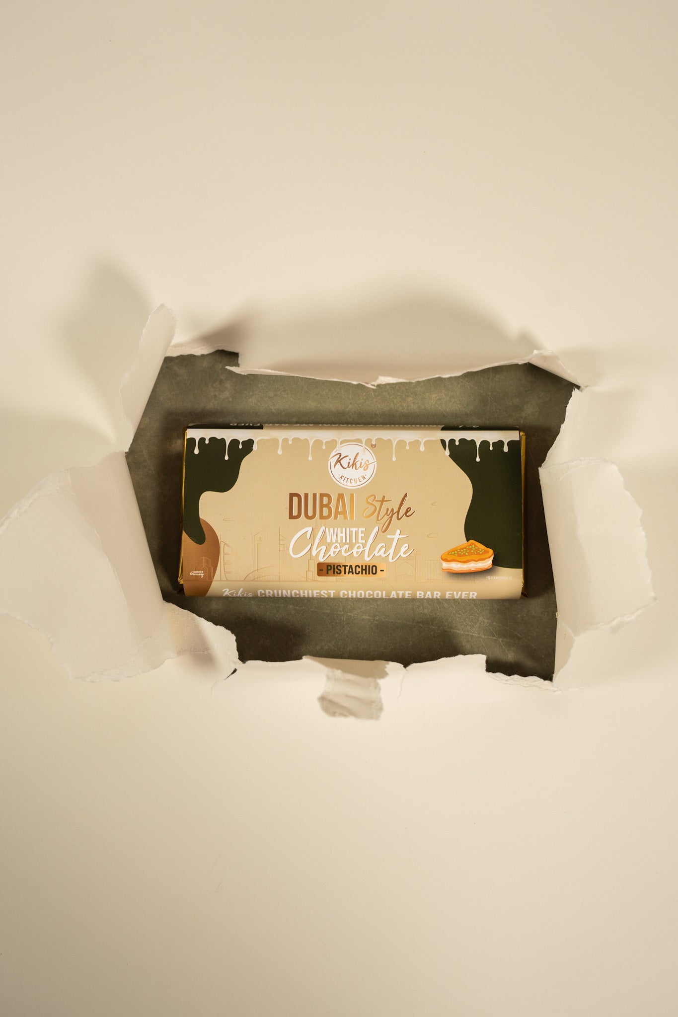 Kikis Dubai White Chocolate - PISTACHIO (Dubai Schokolade) 🍫 -  von Kikis Kitchen - Nur €12.90! Bestelle jetzt Kikis Kitchen