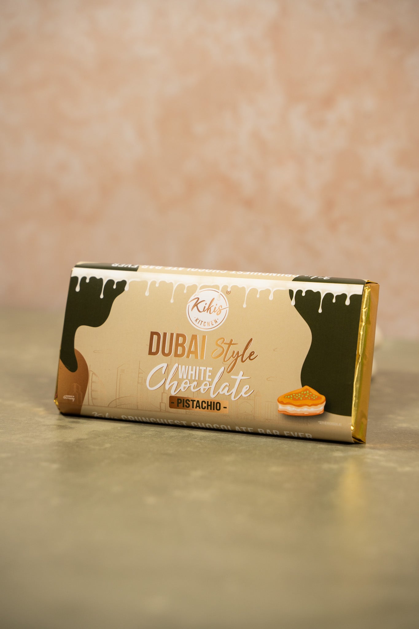 Kikis Dubai White Chocolate - PISTACHIO (Dubai Schokolade) 🍫 -  von Kikis Kitchen - Nur €12.90! Bestelle jetzt Kikis Kitchen