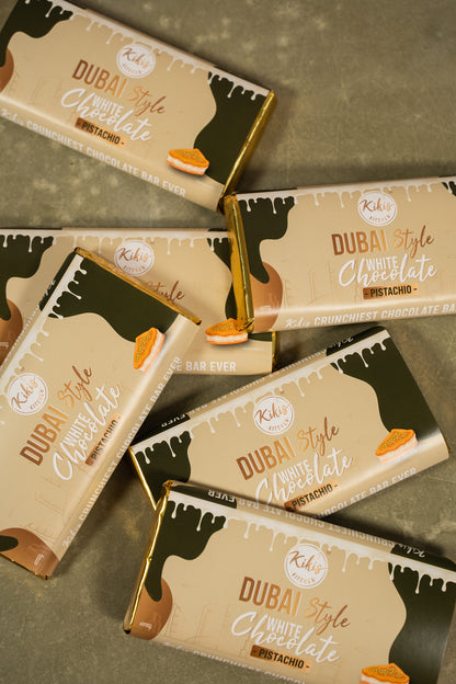 Kikis Dubai White Chocolate - PISTACHIO (Dubai Schokolade) 🍫 -  von Kikis Kitchen - Nur €12.90! Bestelle jetzt Kikis Kitchen