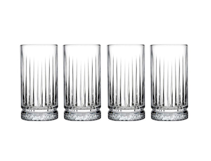 Trinkgläser Elysia Kristall-Design 4 x 280ml lang -  von Tanay - Nur €12.90! Bestelle jetzt Kikis Kitchen