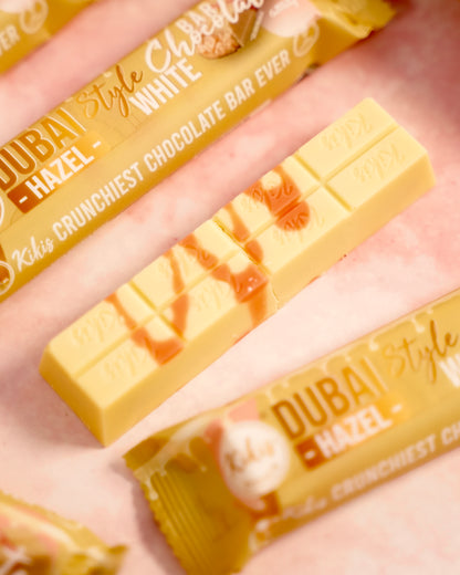 Kikis Dubai Style Bar White Chocolate - Hazel 🍫 -  von Kikis Kitchen - Nur €2.99! Bestelle jetzt Kikis Kitchen