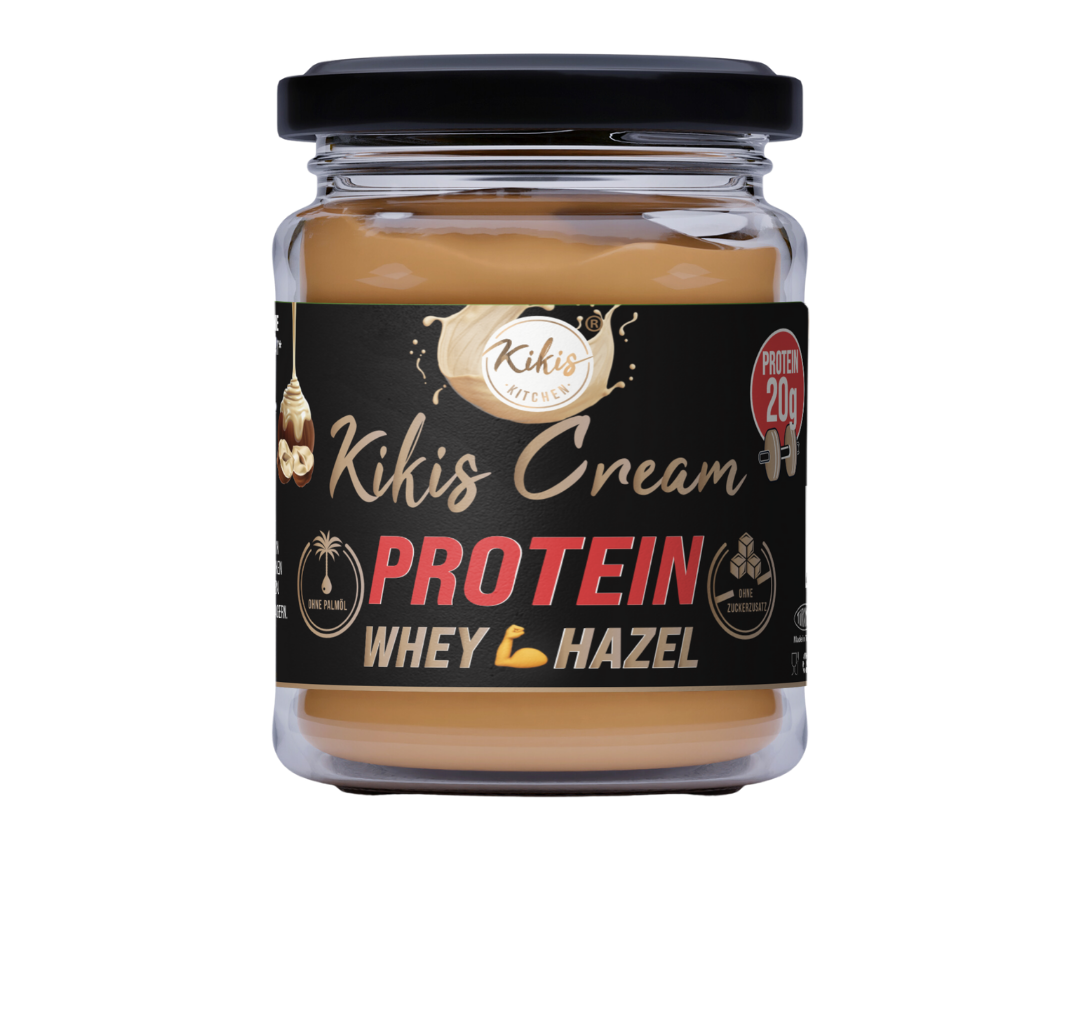 Kikis Cream PROTEIN WHEY HAZEL - Haselnusscreme -  von Kikis Kitchen - Nur €4.49! Bestelle jetzt Kikis Kitchen