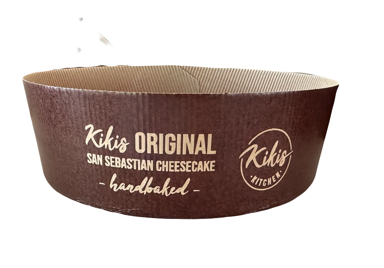 san-sebastian-cheesecake- Backform aus Pappe VE270 -  von Kikis Kitchen - Nur €0! Bestelle jetzt Kikis Kitchen