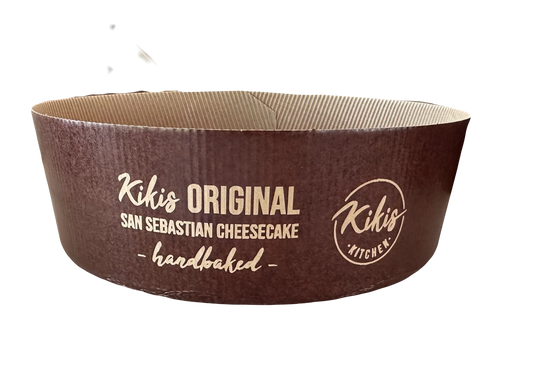 san-sebastian-cheesecake- Backform aus Pappe VE270 -  von Kikis Kitchen - Nur €0! Bestelle jetzt Kikis Kitchen