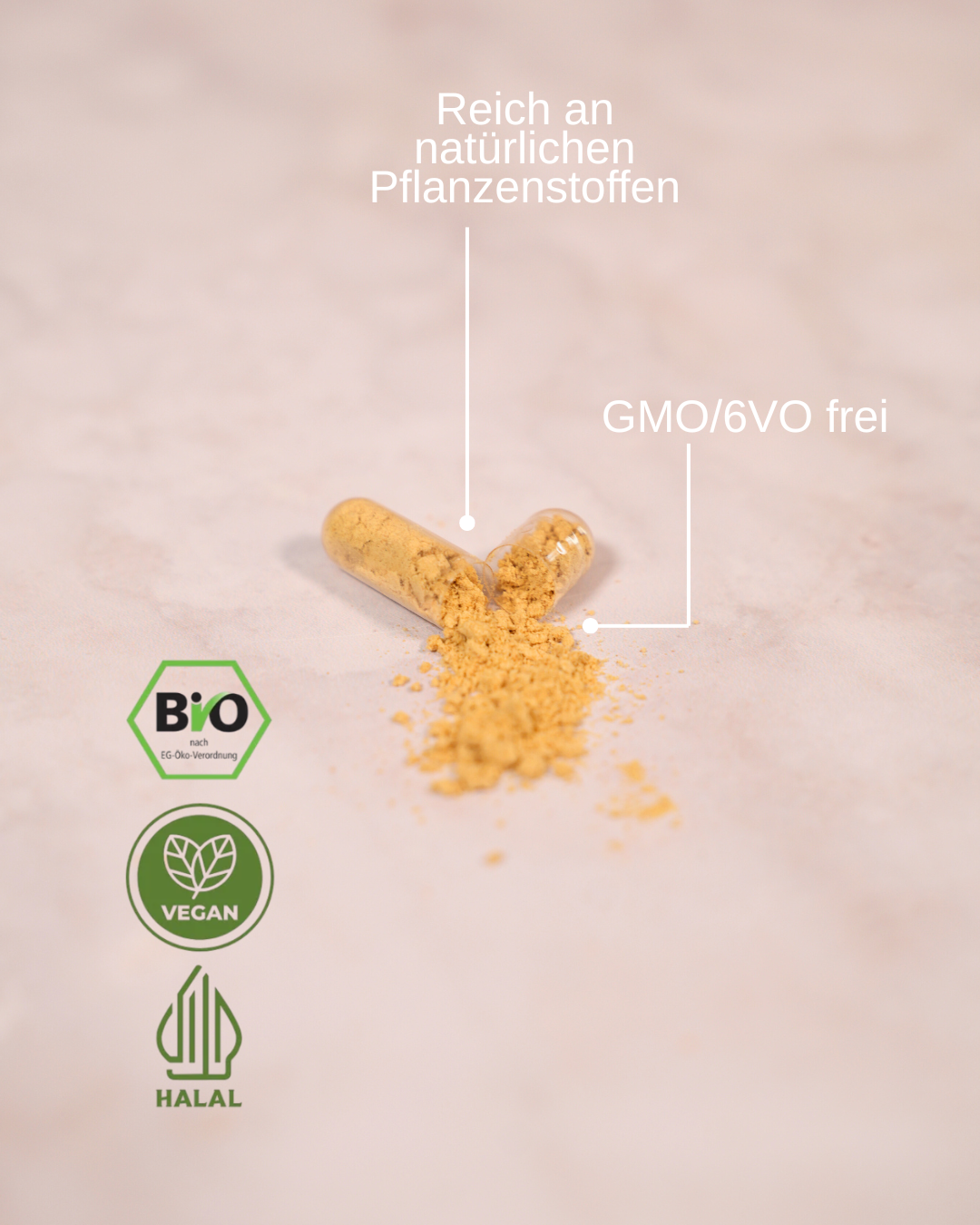 Kikis Bio Bockshornklee Kapseln - BIO -  von Kikis Kitchen - Nur €12.90! Bestelle jetzt Kikis Kitchen