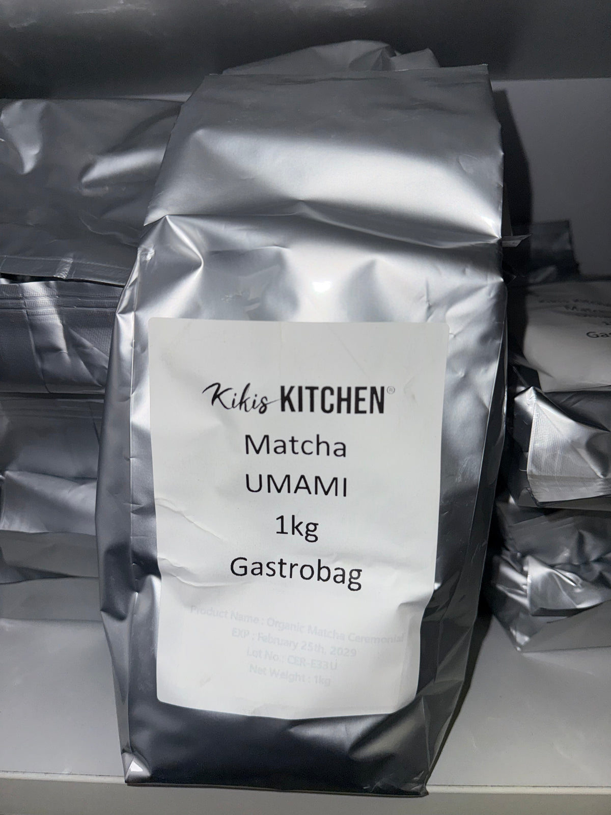 Matcha UMAMI 1kg Gastrobag -  von Kikis Coffee / Store - Nur €290! Bestelle jetzt Kikis Kitchen