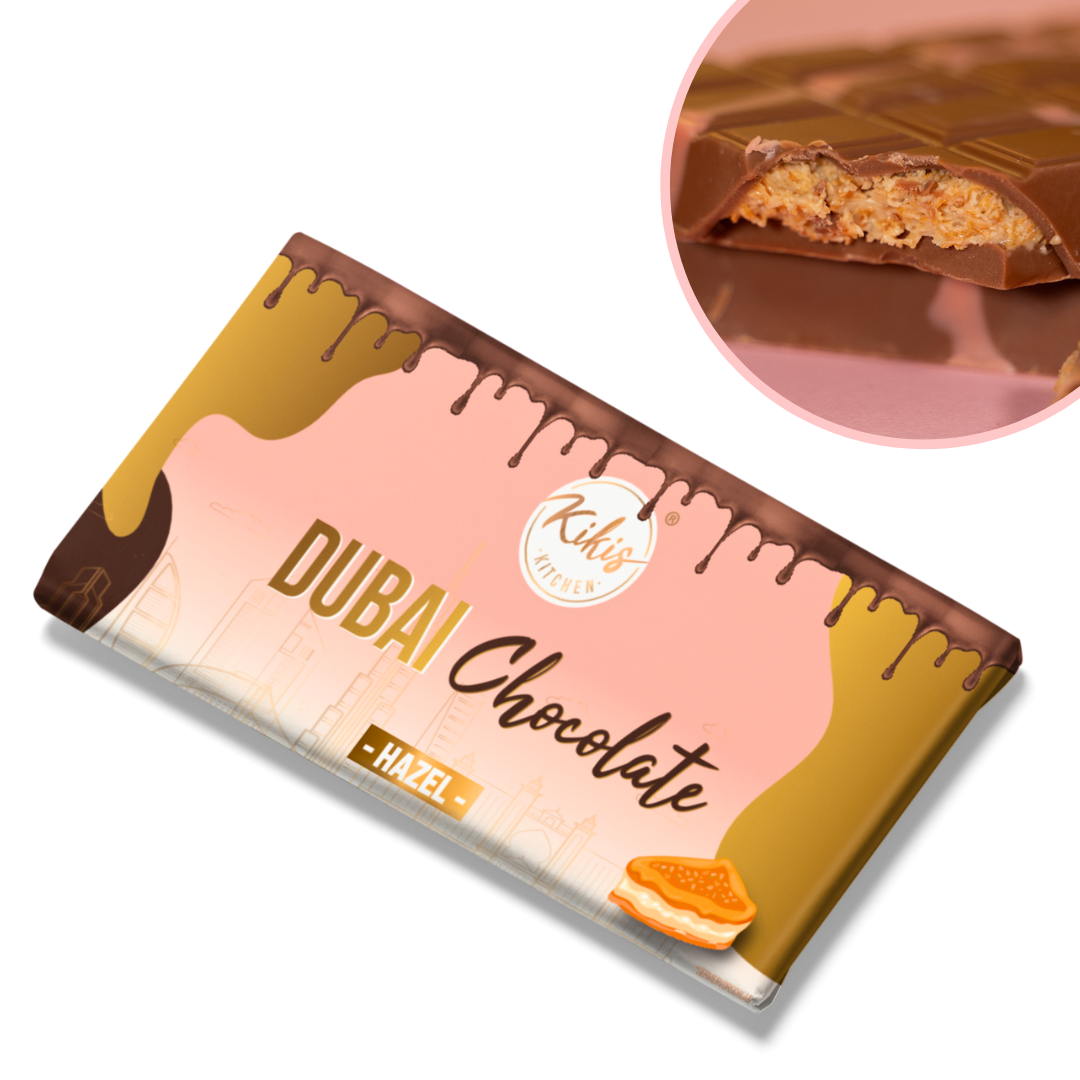 Kikis Dubai Chocolate - HAZEL (Dubai Schokolade) 🍫 VORBESTELLUNG VERSAND AB 05.02.25 -  von Kikis Kitchen - Nur €14.90! Bestelle jetzt Kikis Kitchen